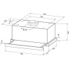 Вытяжка KRONA KAMILLA F MAX 600 black SGC AO - Эффективное решение для кухни с современным дизайном