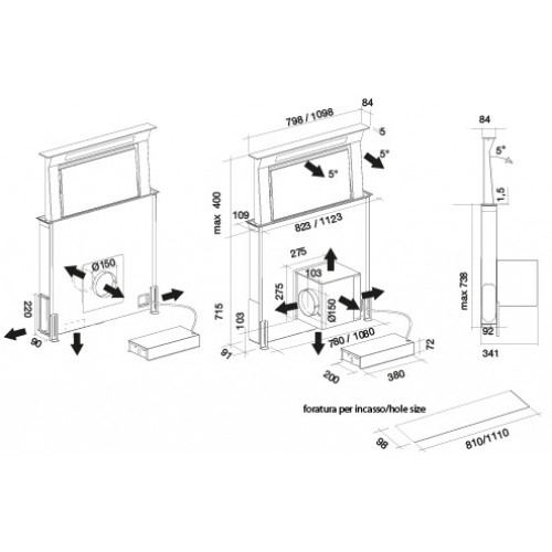 H1: Вытяжка Falmec DOWNDRAFT GLASS BLACK 90 - Элегантное решение для вашей кухни