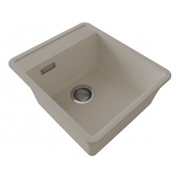 Мойка Florentina Пьемонт 440 песочный, SKU 26638, 1 чаша, кварц, 440x510 мм