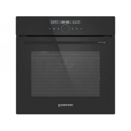 Духовой шкаф MEFERI MEO6017BK ULTRA 60 см, черный, 76 л, 16 режимов, класс А, гидролизная очистка, SKU 29338