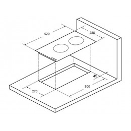 Варочная панель Kuppersberg ECO 302, электрическая 29 см, черная, SKU 21939