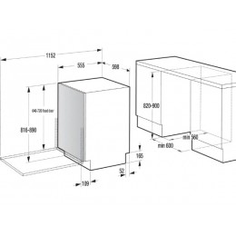 Посудомоечная машина Gorenje GV673B65, 60 см, Wi-Fi, 16 комплектов, A+++