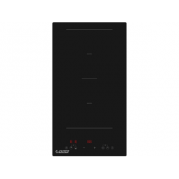 Варочная панель EXITEQ EXH-507IB 29 см, индукционная, черная, 2 конфорки, сенсорное управление, SKU 28440.
