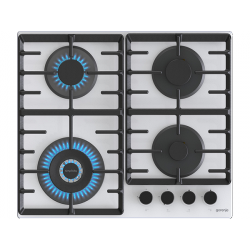 Варочная панель Gorenje GTW642SYW - Газовая плита с 4 конфорками и стеклянной поверхностью