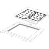 Варочная панель Kuppersberg FG 66 B газовая - купить по выгодной цене в интернет-магазине