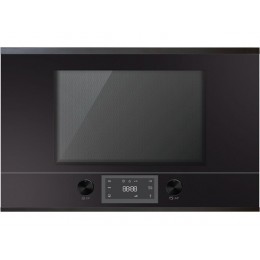 СВЧ-печь Kuppersbusch MR 6330.0 S2 60 см, 22 л, 850 Вт, черное стекло, гриль, 14 программ, SKU 32844