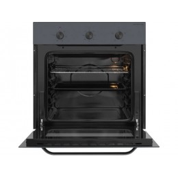 Духовой шкаф MEFERI MEO604GR LIGHT 60 см, серый, 60 л, 4 режима, гриль, А, 2350 Вт, SKU 34451.