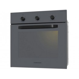 Духовой шкаф MEFERI MEO604GR LIGHT 60 см, серый, 60 л, 4 режима, гриль, А, 2350 Вт, SKU 34451.