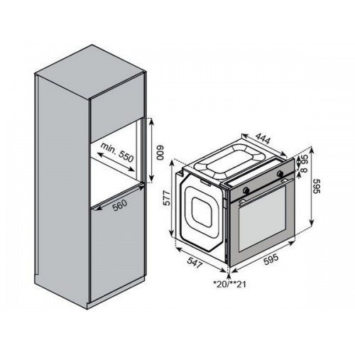 Духовой шкаф Kuppersberg HF 609 B — Элегантность и Высокая Производительность для Вашей Кухни