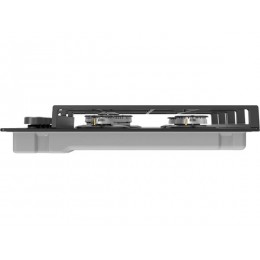 Варочная панель Midea MG697TGB газовая 60 см, черная, 4 конфорки, 30155