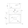 Мойка Ukinox Практика PRB500.450 -GT10C 0CW 01: Качественное решение для вашей кухни
