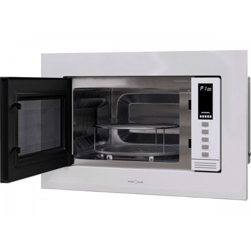 СВЧ-печь KRONA LAUNE 60 WH DOTS K - Встраиваемая микроволновая печь для кухни