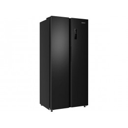 Холодильник MEFERI 33056 MFR83BLACK IX 487л A++ NO FROST Side-by-Side