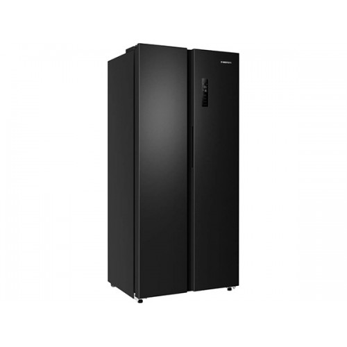 Холодильник MEFERI MFR83BLACK IX - Side by Side, Total No Frost, Комфортный и Стильный