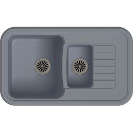Мойка Ewigstein Antik 60KF 28756, 2 чаши, кварцевый песок, 860х510 мм