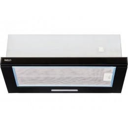 Вытяжка Jacky's JV SB651, телескопическая, 60 см, черная, 450 м³/ч, Smart Touch Control, 51 дБ, 240 Вт, 20257