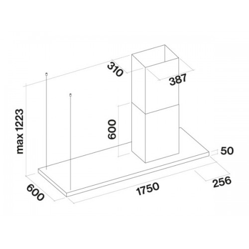 Вытяжка Falmec LUMEN ISOLA NRS 175 DX - Эффективное решение для кухни с современным дизайном