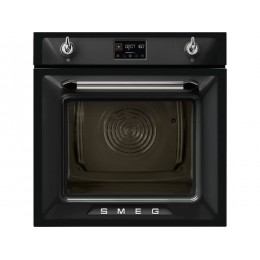 Духовой шкаф SMEG 29261, 60 см, черный, эмалированная сталь, 68 л, 12 функций, пиролитическая очистка