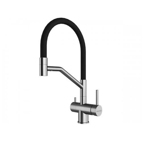 Смеситель Paulmark Rubert Ru213175-BS - Брашированная сталь, стиль и качество для вашей кухни