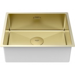 Мойка Paulmark Next 54 uni PM215444-LG, 28462, нержавеющая сталь, светлое золото, 1 чаша, 540x440 мм