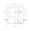 Мойка Longran Enigma ENG860.500 15 - 93 Marone: Качественное решение для вашей кухни