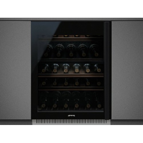 Винный шкаф SMEG CVI638LN3 - Встраиваемый холодильник для вина с элегантным дизайном и высокими характеристиками