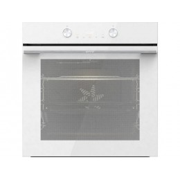 Духовой шкаф Gorenje BOS6737E06PWG, 60 см, белый, 77 л, 300 °C, A, сенсорный программатор, AquaClean, пиролитическая эмаль, DC+