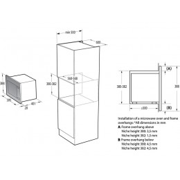 СВЧ-печь Gorenje BM251SG2WG встраиваемая