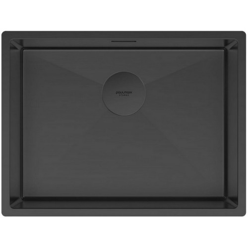 Мойка Paulmark Next 58 uni PM215844-MBN - Матовый черный цвет, стильный дизайн для вашей кухни