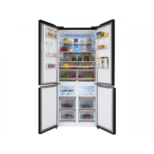 Холодильник HIBERG RFQ-600DX NFGB Inverter – Энергоэффективный двухкамерный холодильник с инверторным компрессором
