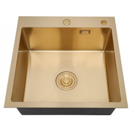 Мойка 35269 MR-5050G, золото, нерж. сталь, 500x500 мм