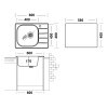 Мойка Ukinox Гранд GRM600.480 -GT6K -O: Качественная и стильная мойка для вашей кухни