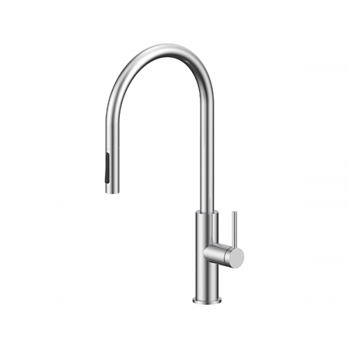 Смеситель Paulmark Senso Se215180-BS - Брашированная сталь, стиль и надежность для вашей кухни