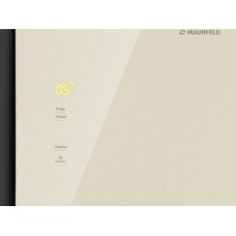 Холодильник MAUNFELD MFF191NFBG 33371, Side-by-side, 683 л, NoFrost, бежевый, A+