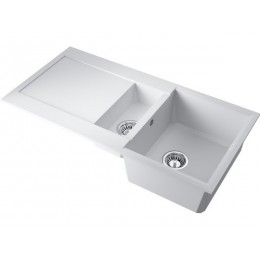 Мойка Omoikiri Sakaime 100-2-WH 34771 Tetogranit 10мм 1000х500мм