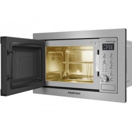 СВЧ-печь MEFERI MMO6025IX 25л, 1450Вт, встраиваемая, нерж. сталь, 8 режимов, гриль, 29371