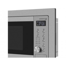 СВЧ-печь MEFERI MMO6025IX 25л, 1450Вт, встраиваемая, нерж. сталь, 8 режимов, гриль, 29371