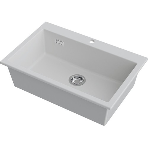 Мойка Omoikiri Omishima 76-WH Matt Natceramic/белый матовый (4997551)
