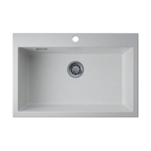 Мойка Omoikiri Omishima 76-WH Matt Natceramic/белый матовый (4997551)