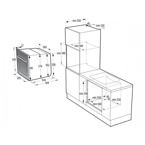 Духовой шкаф Gorenje BOB6737E01X - Эффективное решение для вашей кухни
