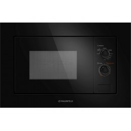 СВЧ-печь MAUNFELD MBMO820MGB203 60 см, черная, 20 л, 9 режимов, 1250 Вт, SKU 33573