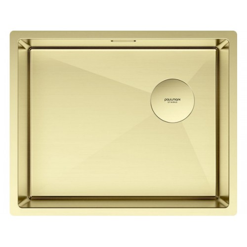 Мойка Paulmark Next-skew 54 uni PM885444-LG в светлом золоте - Купить в интернет-магазине