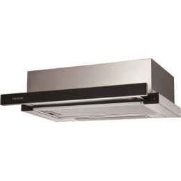 Вытяжка GRAUDE DHF 60.0 S, 7974, телескопическая, 550 м³/ч, нерж. сталь/черный