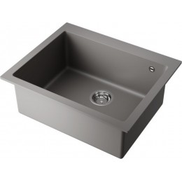 Мойка 34275 Omoikiri Bosen 61A-GR Artceramic 610x500 мм, врезная, серый