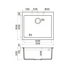 Мойка Omoikiri Bosen 57A-MO Artceramic/мокко (4997465)