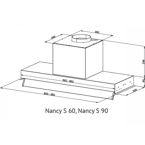 Вытяжка Kuppersberg NANCY S 90 Black - Эффективное решение для вашей кухни