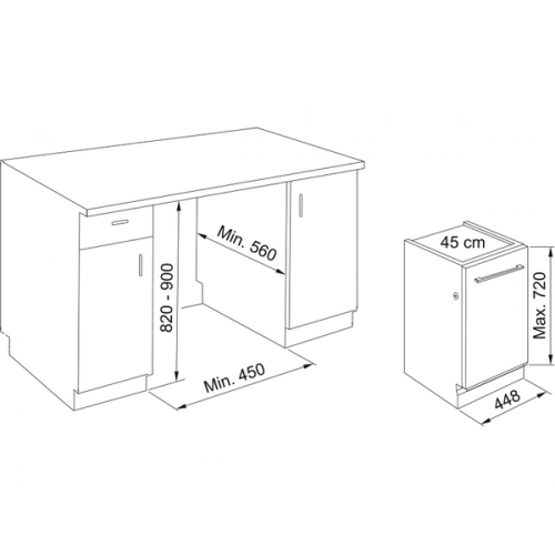Посудомоечная машина Franke FDW 4510 E8P E (117.0616.305) - Эффективная и Компактная Решение для Вашей Кухни