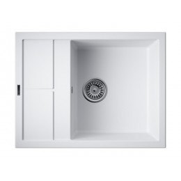 Мойка 35078 Omoikiri Sumi 65-WH, Tetogranit, 650x500 мм, врезная, с крылом