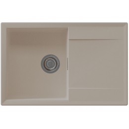 Мойка Florentina Тоскана 780, кварц, 1 чаша, крыло, перелив, SKU 26678