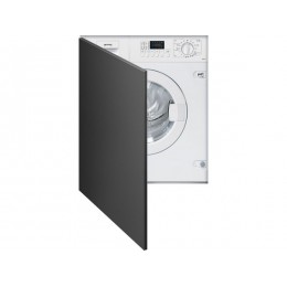 Стирально-сушильная машина SMEG LSIA127, 7 кг, встраиваемая, белая, 1200 об/мин, 15 программ, SKU 29279